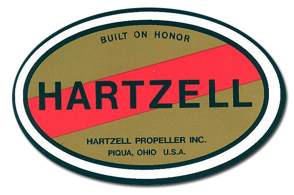 Decalcomanie Logo Hartzell Prop Per Aerei Modellismo - Multicolore