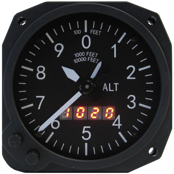 Swift Altimeter And Barometers 3 1/8 Inch / 9-30 VDC | Aircraft Spruce ...