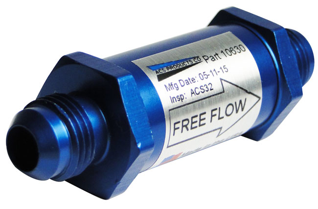 ACS Free Flow One-Way Check Valve | Aircraft Spruce Australia