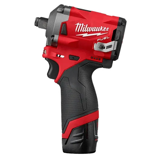 Milwaukee M12 FUEL Stubby 1 2 Inch Impact Wrench Tool Only Aircraft Spruce Australia