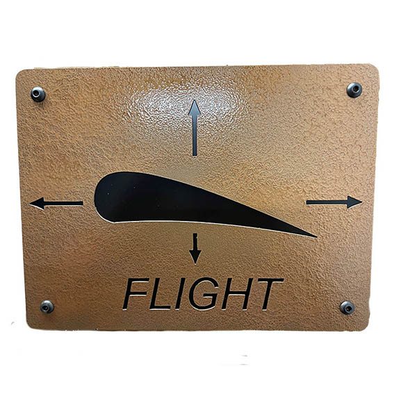 Flight / Aerodynamic Arrow Sign | Aircraft Spruce Australia