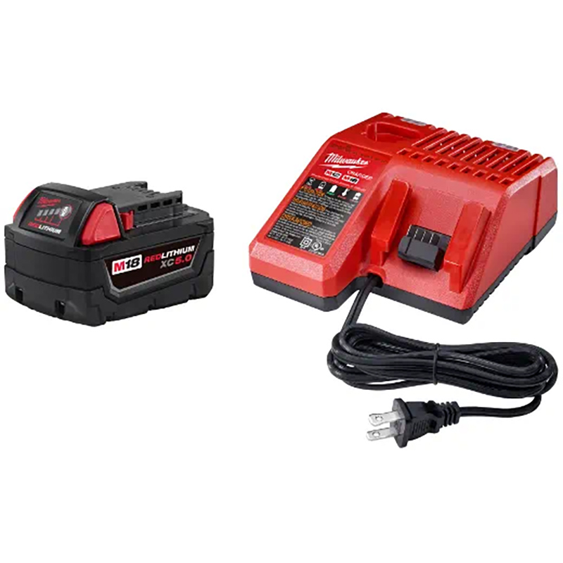 Milwaukee M18 Redlithium XC5.0 Starter Kit 48 59 1850