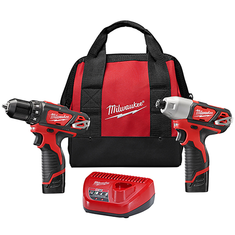 Milwaukee M12 Cordless 2 Tool Combo Kit 2494 22