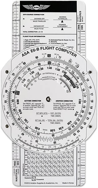 ASA E6-B Metal Flight Computer | Aircraft Spruce Australia