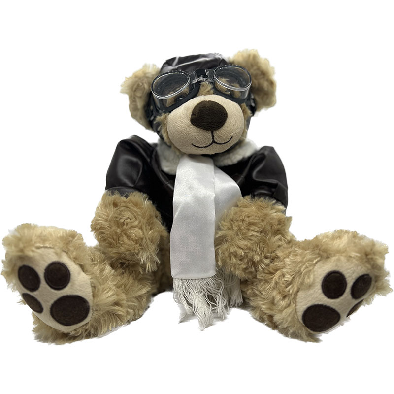 Pilot Teddy Bear 03 JAL2003年パイロット・ベア28cm Pilot Teddy Bears | Aircraft Spruce Australia