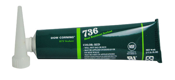Silastic Rtv Primer Dow Corning #736 Red High Temp Silastic RTV Sealant - 3 Oz | Aircraft ...