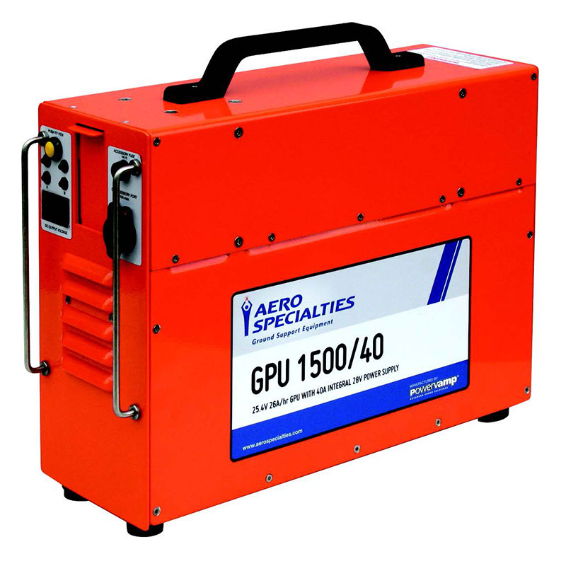 Graphics Power Unit Powervamp GPU-1500/40 24V Portable Ground Power Unit | Aircraft Spruce ...